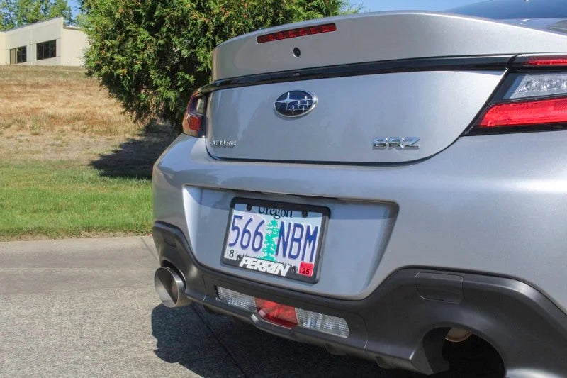 PERRIN 22-25 Subaru BRZ / Toyota GR86 Axle Back Exhaust SS (Single Side Exit w/Helmholtz Chamber) - Additional View 6