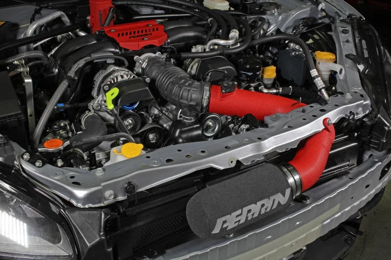 PERRIN 22-25 Subaru BRZ / Toyota GR86 Cold Air Intake - Red - Main Product View