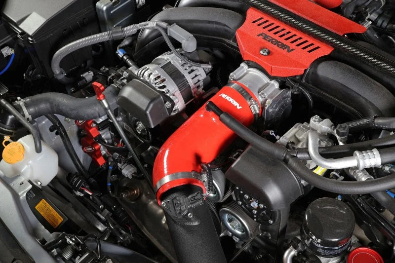 PERRIN 22-25 Subaru BRZ / Toyota GR86 Inlet Hose - Red - Additional View 5