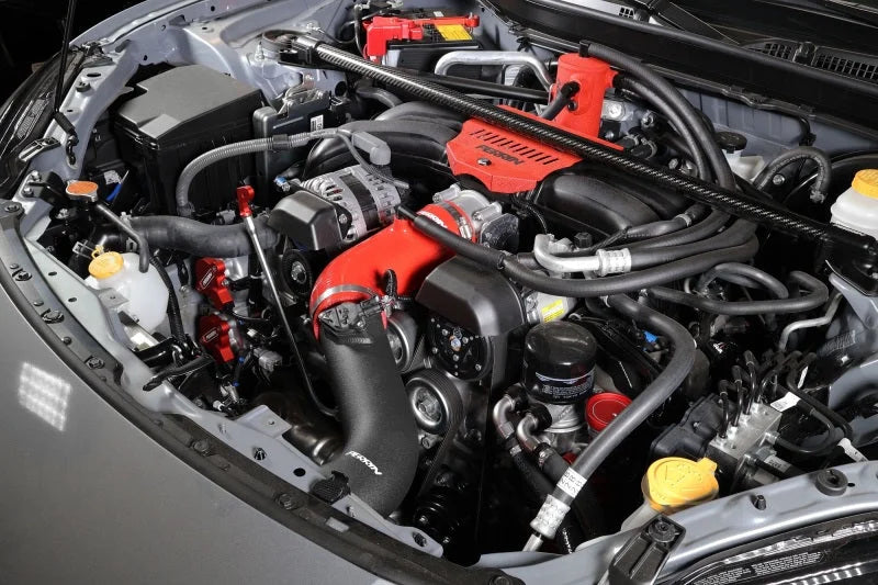 PERRIN 22-25 Subaru BRZ / Toyota GR86 Inlet Hose - Red - Additional View 11