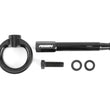 Load image into Gallery viewer, PERRIN 22-25 Subaru WRX / 18-23 Crosstrek / 17-23 Impreza Forester Tow Hook Kit (Front) - Black - Side View