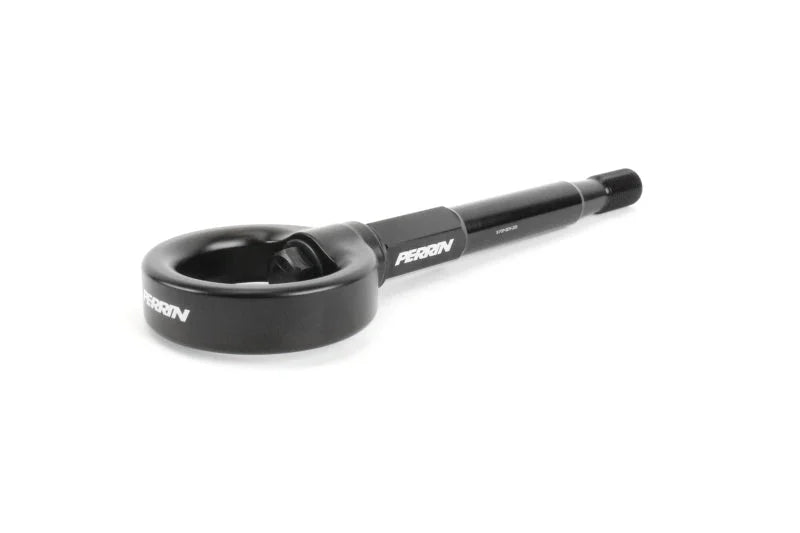 PERRIN 22-25 Subaru WRX / 18-23 Crosstrek / 17-23 Impreza Forester Tow Hook Kit (Front) - Black - Back View