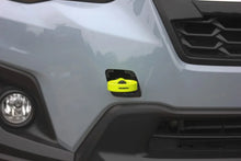 Load image into Gallery viewer, PERRIN 22-25 Subaru WRX / 18-23 Crosstrek / 20-25 OBXT Tow Hook Kit (Front) - Neon Yellow - Main Product View