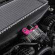 Load image into Gallery viewer, PERRIN 22-25 Subaru WRX / 19-25 Ascent / 20-25 Outback &amp; Legacy Turbo TMIC Bracket - Hyper Pink - Back View