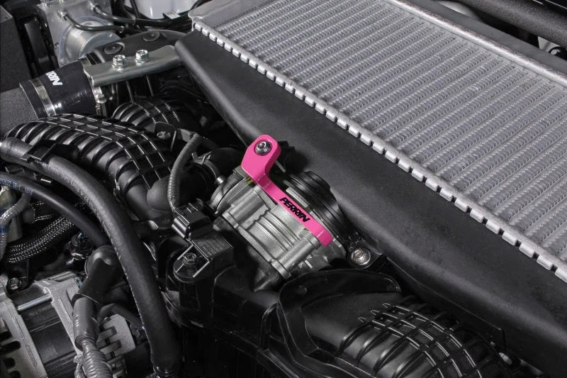 PERRIN 22-25 Subaru WRX / 19-25 Ascent / 20-25 Outback & Legacy Turbo TMIC Bracket - Hyper Pink - Additional View 5