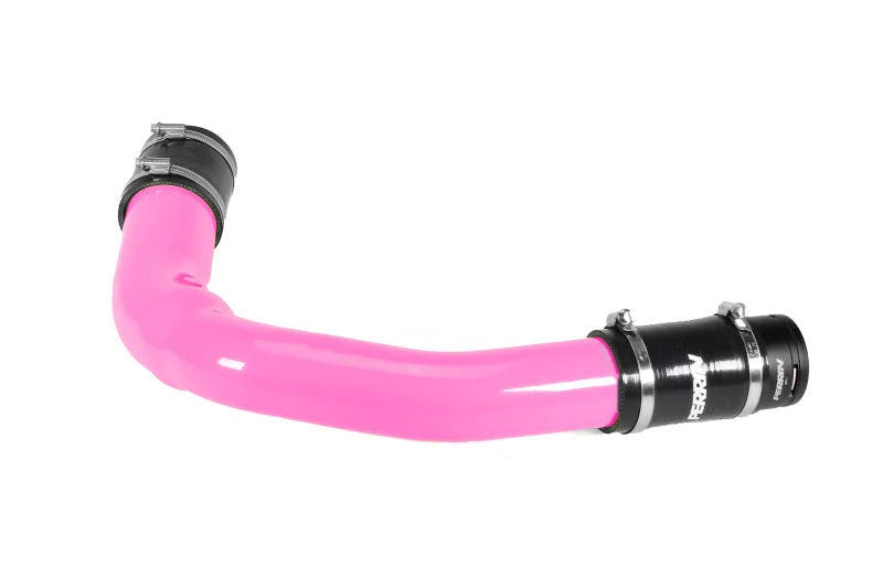 PERRIN 22-25 Subaru WRX / 19-25 Ascent / 22-25 Outback Turbo Charge Pipe - Hyper Pink - Detail View