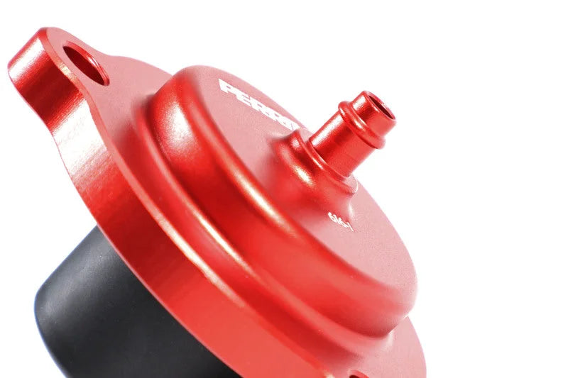 PERRIN 22-25 Subaru WRX / 20-25 LGT & OBXT / 19-25 Ascent Diverter Valve - Red - Back View