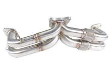 Load image into Gallery viewer, PERRIN 22-25 Subaru WRX / 20-25 OBXT &amp; LXT / 19-25 Ascent Equal Length Header - Brushed SS - Back View