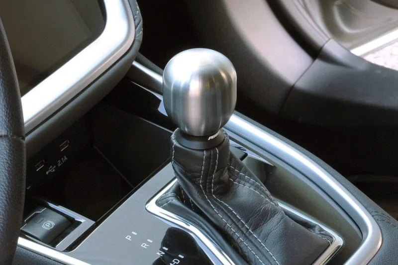 PERRIN 22-25 Subaru WRX & 20-25  Outback/Ascent/Legacy (CVT ONLY) SS Shift Knob - Barrel Style - Back View