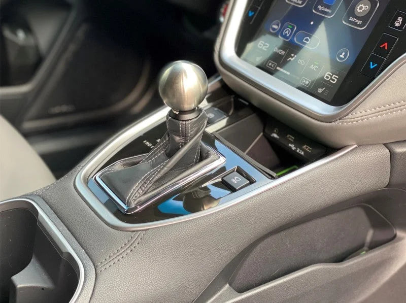 PERRIN 22-25 Subaru WRX & 20-25 Outback/Ascent/Legacy (CVT ONLY) SS Shift Knob - Ball Style - Installation View