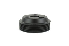 Load image into Gallery viewer, PERRIN 22-25 Subaru WRX / 21-25 Crosstrek / 20-25 LGT/OBXT/FXT Lightweight Water Pump Pulley - Black - Side View