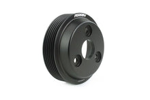 Load image into Gallery viewer, PERRIN 22-25 Subaru WRX / 21-25 Crosstrek / 20-25 LGT/OBXT/FXT Lightweight Water Pump Pulley - Black - Detail View