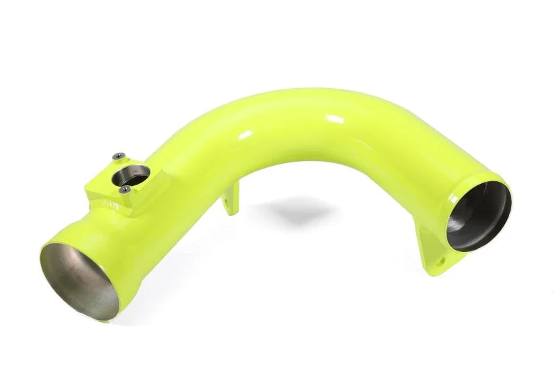 PERRIN 22-25 Subaru WRX Cold Air Intake - Neon Yellow - Back View