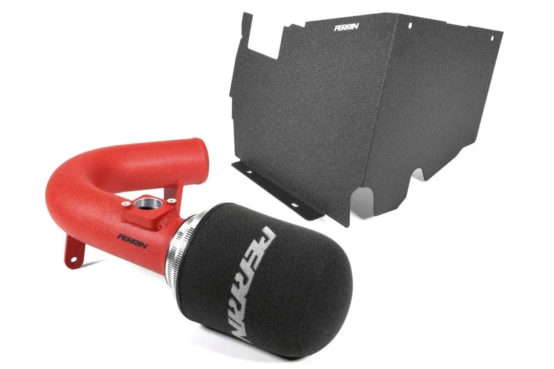 PERRIN 22-25 Subaru WRX Cold Air Intake w/Heatshield - Red - Additional View 7