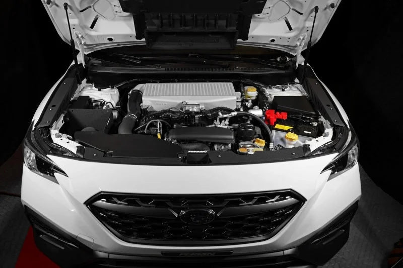 PERRIN 22-25 Subaru WRX Fender Shroud Set - Black - Installation View