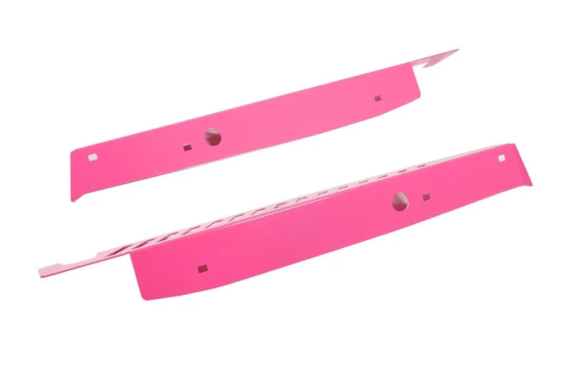 PERRIN 22-25 Subaru WRX Fender Shroud Set - Hyper Pink - Side View