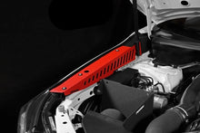 Load image into Gallery viewer, PERRIN 22-25 Subaru WRX Fender Shroud Set - Red - Installation View