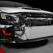 Load image into Gallery viewer, PERRIN 22-25 Subaru WRX Front Mount Intercooler Kit (Black Tubes &amp; Silver Core) - Installation View