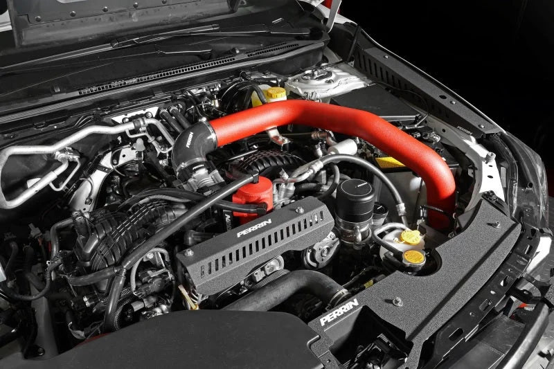 PERRIN 22-25 Subaru WRX Front Mount Intercooler Kit (Red Tubes & Black Core) - Additional View 9