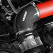 Load image into Gallery viewer, PERRIN 22-25 Subaru WRX Front Mount Intercooler Kit (Red Tubes &amp; Silver Core) - Side View
