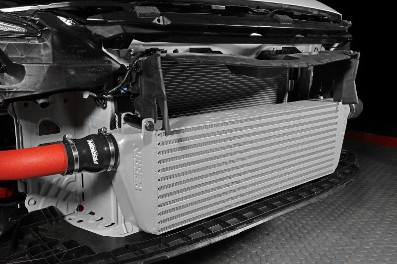 PERRIN 22-25 Subaru WRX Front Mount Intercooler Kit (Red Tubes & Silver Core) - Additional View 15