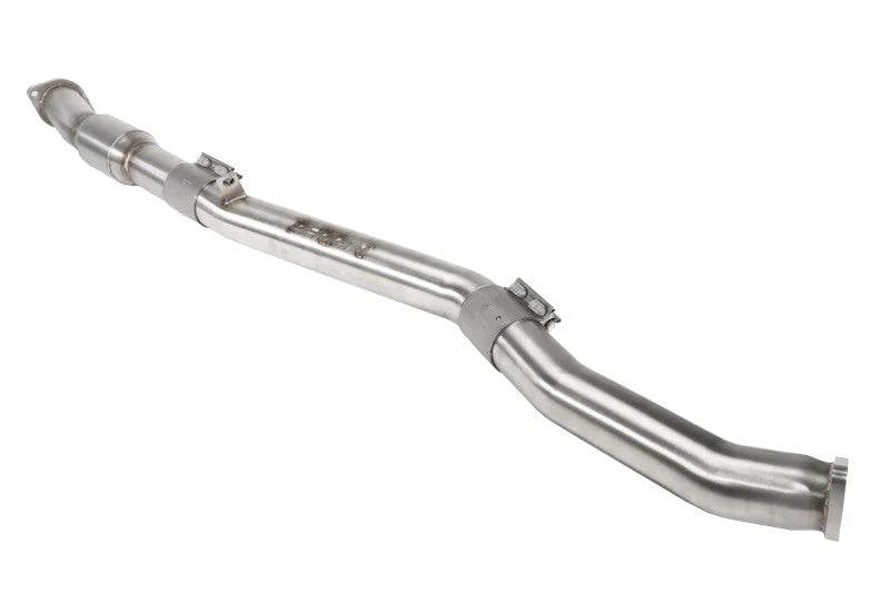 PERRIN 22-25 Subaru WRX Front-Pipe w/GESI Cat - Installation View