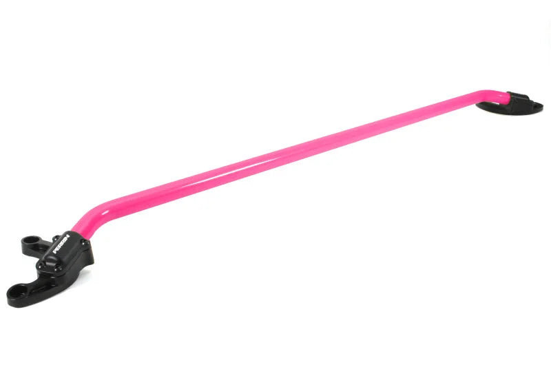 PERRIN 22-25 Subaru WRX Front Strut Brace - Hyper Pink - Side View