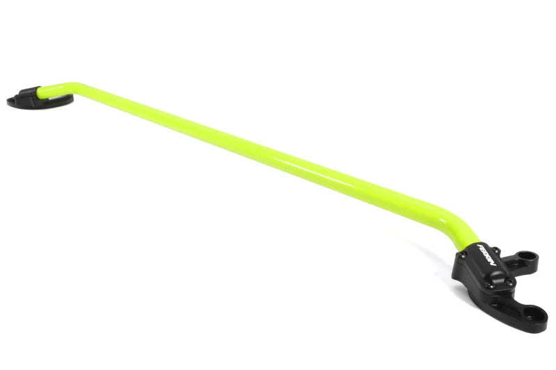 PERRIN 22-25 Subaru WRX Front Strut Brace - Neon Yellow - Installation View