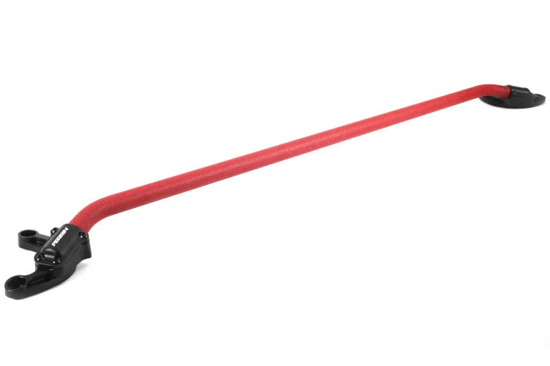 PERRIN 22-25 Subaru WRX Front Strut Brace - Red - Side View