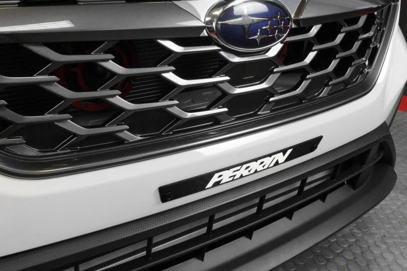 PERRIN 22-25 Subaru WRX License Plate Delete - Black - Installation View