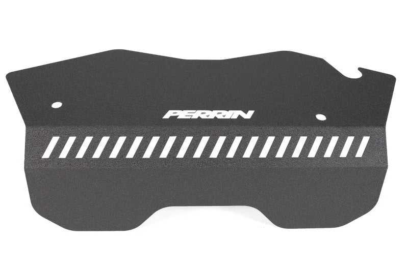 PERRIN 22-25 Subaru WRX Pulley Cover - Black (TALL - For Use w/o PERRIN AOS) - Side View