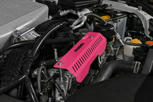 Load image into Gallery viewer, PERRIN 22-25 Subaru WRX Pulley Cover - Hyper Pink (SHORT - For Use w/PERRIN AOS) - Back View