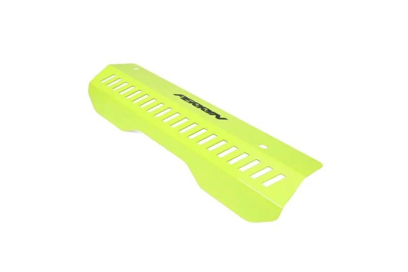 PERRIN 22-25 Subaru WRX Pulley Cover - Neon Yellow (SHORT - For Use w/PERRIN AOS) - Main Product View