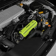 Load image into Gallery viewer, PERRIN 22-25 Subaru WRX Pulley Cover - Neon Yellow (SHORT - For Use w/PERRIN AOS) - Back View