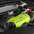 Load image into Gallery viewer, PERRIN 22-25 Subaru WRX Pulley Cover - Neon Yellow (TALL - For Use w/o PERRIN AOS) - Installation View