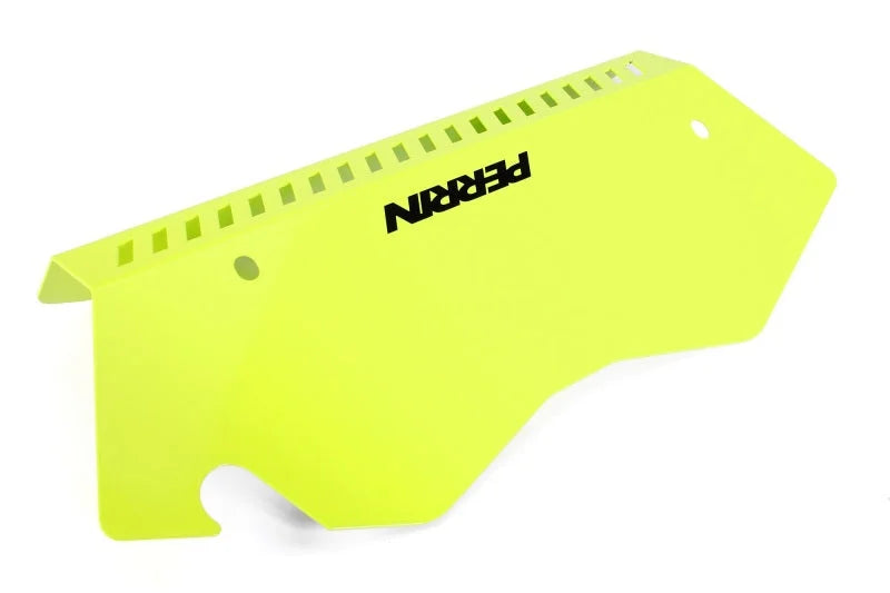 PERRIN 22-25 Subaru WRX Pulley Cover - Neon Yellow (TALL - For Use w/o PERRIN AOS) - Additional View 7