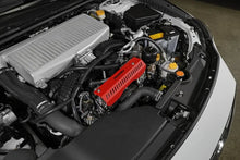 Load image into Gallery viewer, PERRIN 22-25 Subaru WRX Pulley Cover - Red (SHORT - For Use w/PERRIN AOS) - Installation View