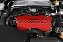 Load image into Gallery viewer, PERRIN 22-25 Subaru WRX Pulley Cover - Red (TALL - For Use w/o PERRIN AOS) - Back View