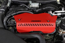 Load image into Gallery viewer, PERRIN 22-25 Subaru WRX Pulley Cover - Red (TALL - For Use w/o PERRIN AOS) - Installation View