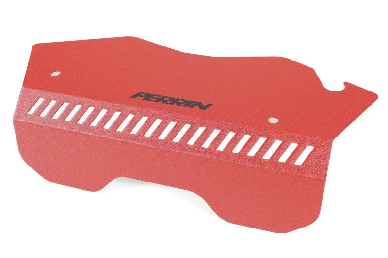 PERRIN 22-25 Subaru WRX Pulley Cover - Red (TALL - For Use w/o PERRIN AOS) - Additional View 8