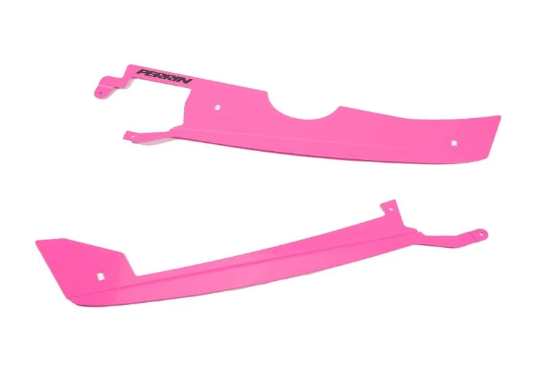 PERRIN 22-25 Subaru WRX Radiator Shroud - Hyper Pink - Back View