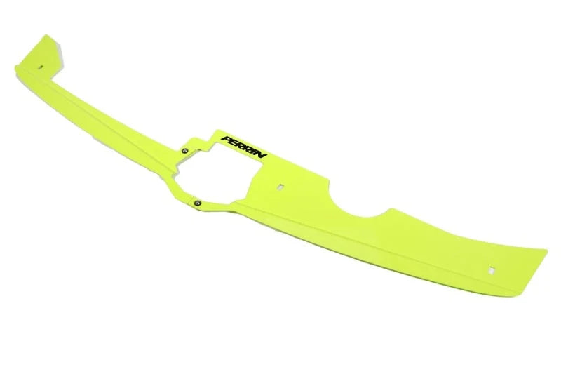 PERRIN 22-25 Subaru WRX Radiator Shroud - Neon Yellow - Installation View
