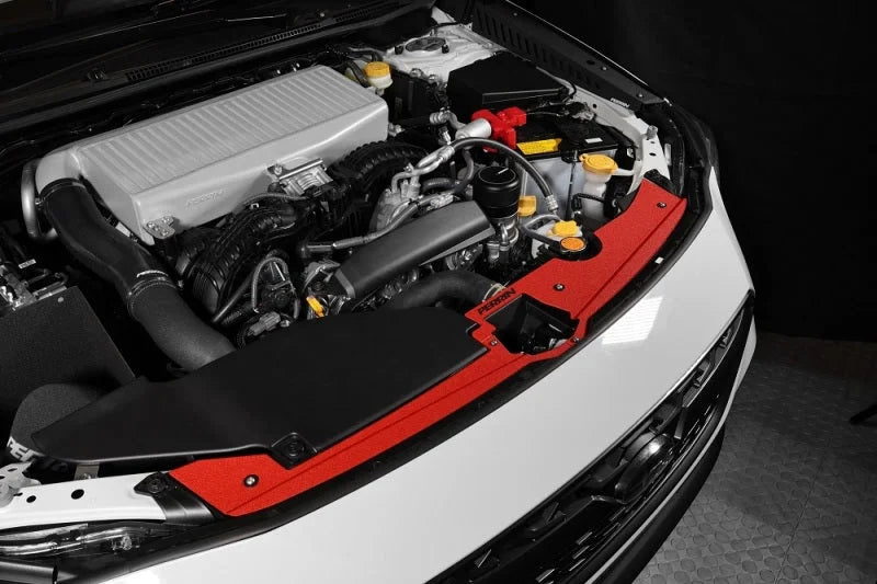 PERRIN 22-25 Subaru WRX Radiator Shroud - Red - Main Product View