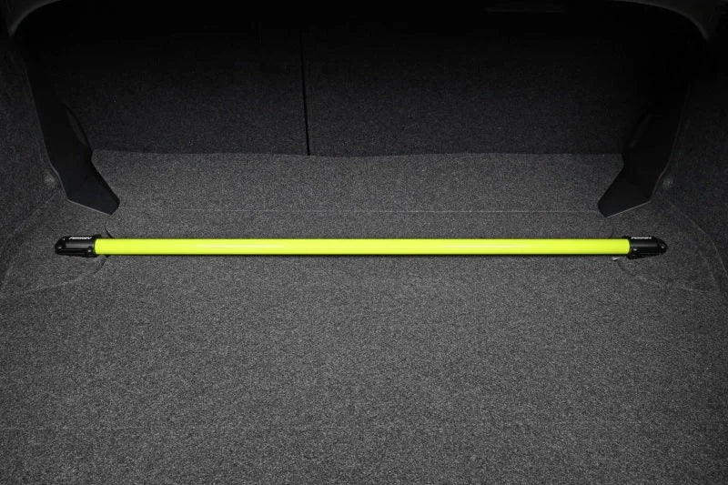 PERRIN 22-25 Subaru WRX Rear Shock Tower Brace - Neon Yellow - Side View