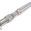 Load image into Gallery viewer, PERRIN 22-25 Subaru WRX Stainless Steel Midpipe w/Resonator 3in. (Fits OEM/Aftermarket Mufflers) - Side View