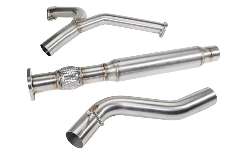 PERRIN 22-25 Subaru WRX Stainless Steel Midpipe w/Resonator 3in. (Fits OEM/Aftermarket Mufflers) - Additional View 7