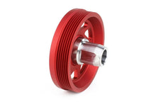Load image into Gallery viewer, PERRIN 22-25 Subaru WRX/BRZ &amp; Toyota GR86 / 20-25 FXT/OBXT Lightweight Crank Pulley - Red - Side View