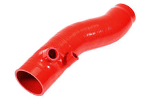 Load image into Gallery viewer, PERRIN 22-26 Subaru WRX / 20-25 LGT &amp; OBXT Turbo Inlet Hose w/Turbo Adapter Flange (Long) - Red - Side View