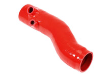Load image into Gallery viewer, PERRIN 22-26 Subaru WRX / 20-25 LGT &amp; OBXT Turbo Inlet Hose w/Turbo Adapter Flange (Long) - Red - Back View
