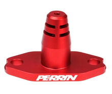 Load image into Gallery viewer, PERRIN 22-26 Subaru WRX / 20-26 Ascent &amp; OBXT &amp; Legacy XT Low Profile Intake Return Nozzle - Red - Side View